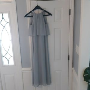 Gray davids bridal bridesmaids dress